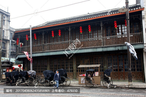 老上海,江南建筑,江南街景