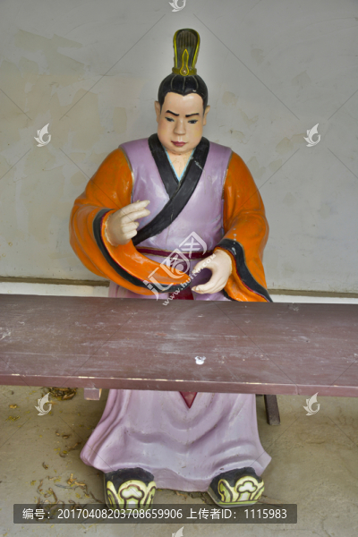 古代科舉考試人物雕塑