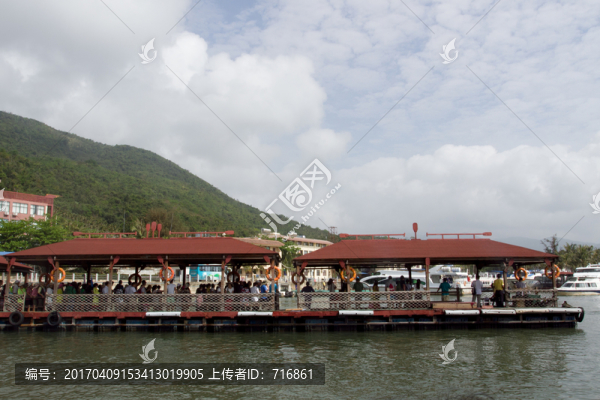 分界洲島,碼頭