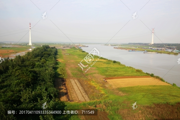 淮南淮河岸風光