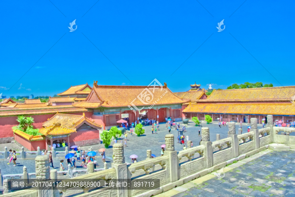北京故宮,琉璃瓦