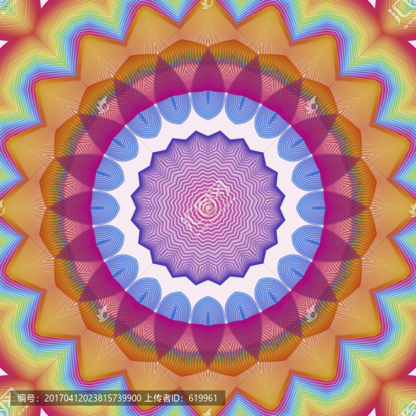 唯美花型花紋拼花背景,無分層