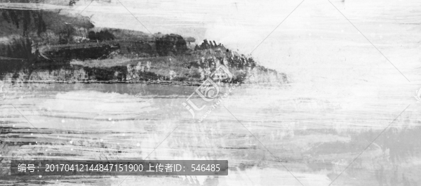 水墨床頭畫(huà),裝飾,合層