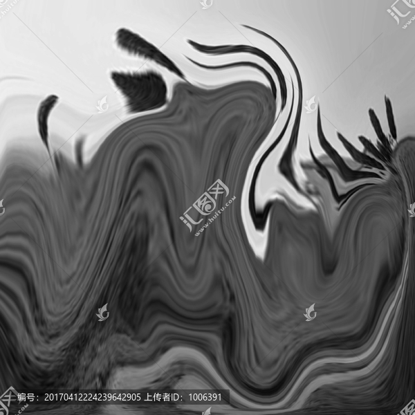 室內(nèi)水墨抽象藝術(shù)畫