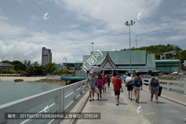 芭提雅,海邊,港口,泰國(guó),風(fēng)景