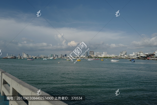 芭提雅,海邊,港口,泰國,風(fēng)景