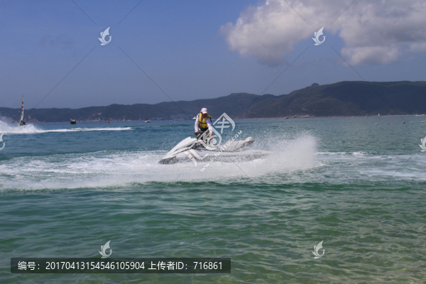 三亞亞龍灣,摩托艇