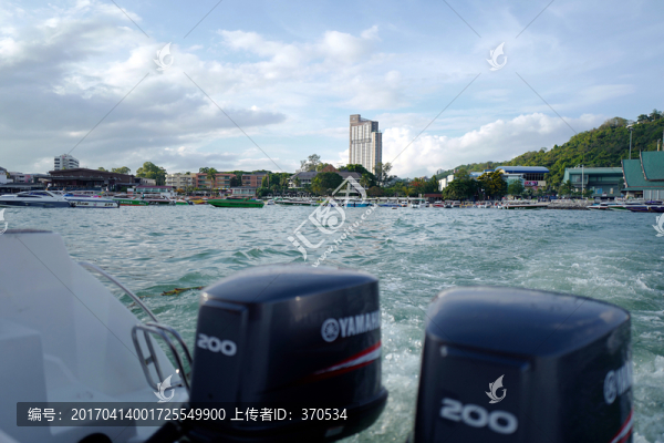 芭提雅,游艇,金沙島,海邊,藍(lán)
