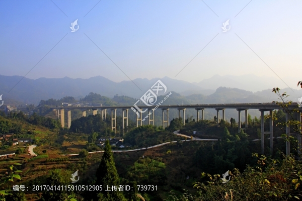 重慶橋梁,渝北大路鎮(zhèn)草坪村
