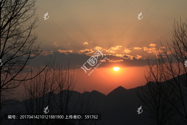 黃昏彩霞