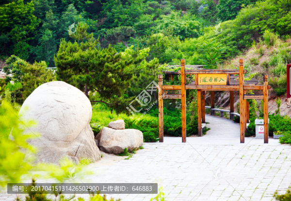 木長廊,木建筑
