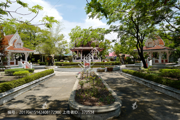 泰國,曼谷,戶外,建筑,旅游