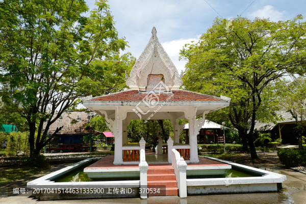 泰國,曼谷,戶外,建筑,旅游