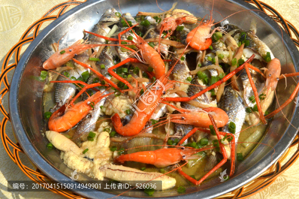 河蝦蒸子魚