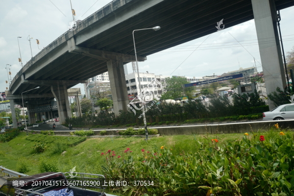 泰國,曼谷,城市,街道,道路