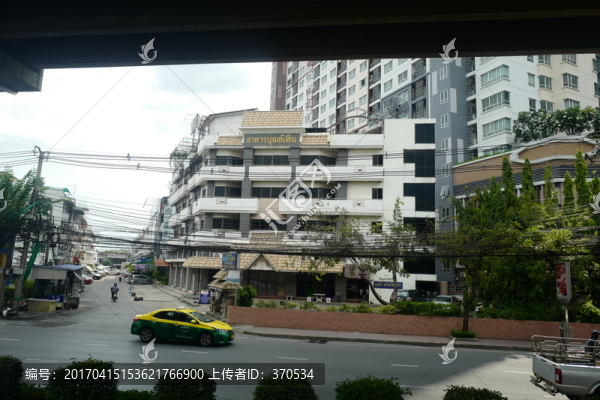 泰國(guó),曼谷,城市,街道,道路