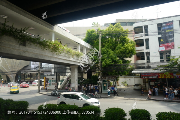 泰國,曼谷,城市,街道,道路