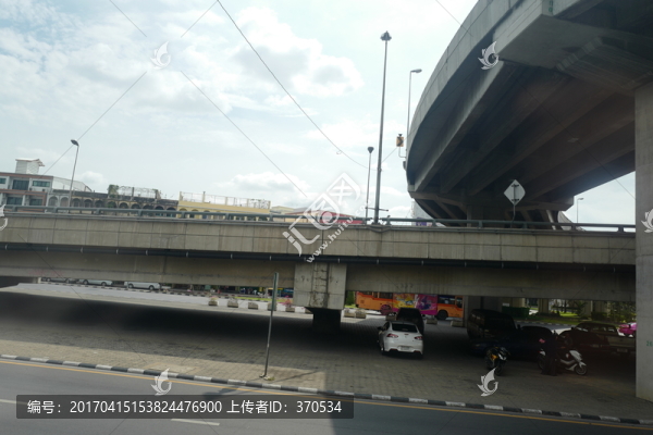 泰國,曼谷,城市,街道,道路