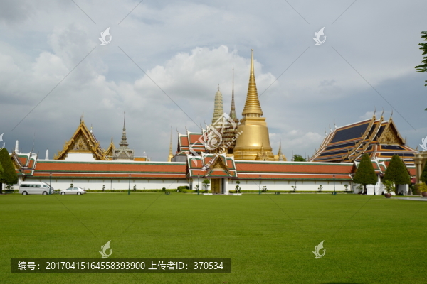 泰國,曼谷,大皇宮,宮廷建筑