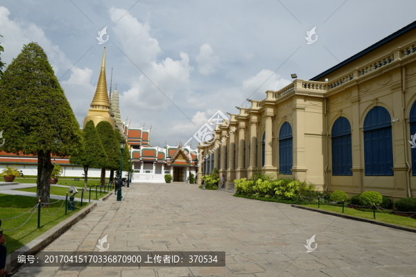 泰國,曼谷,大皇宮,宮廷建筑