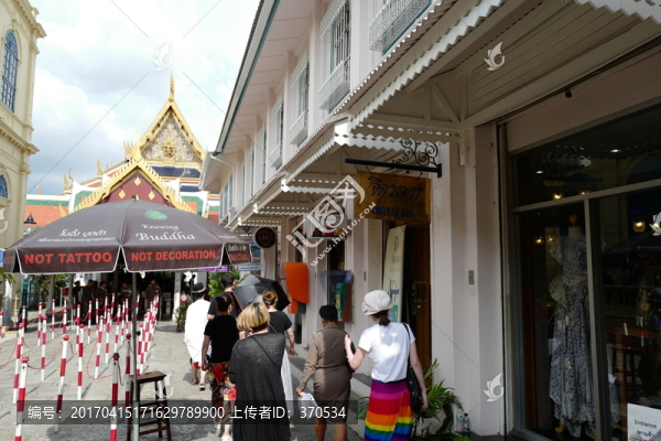 泰國(guó),曼谷,大皇宮,宮廷建筑