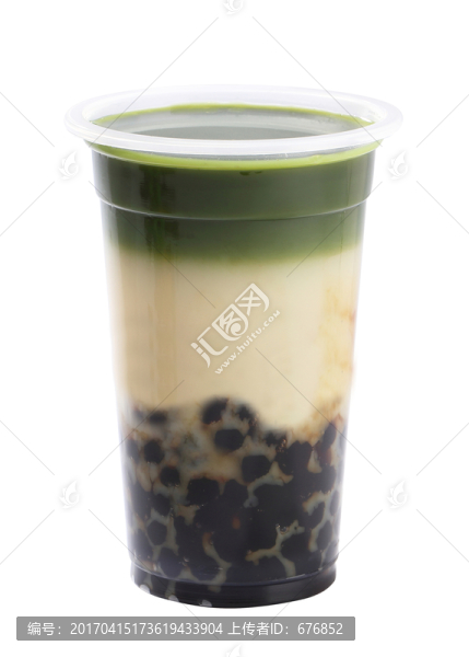 抹茶桂花奶茶