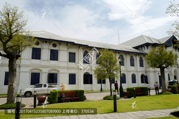 泰國(guó),曼谷,大皇宮,宮廷建筑
