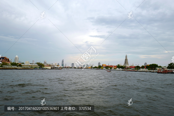 泰國,曼谷,湄南河,風(fēng)景,戶外