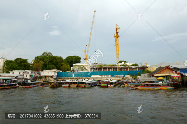 泰國(guó),曼谷,湄南河,風(fēng)景,戶外
