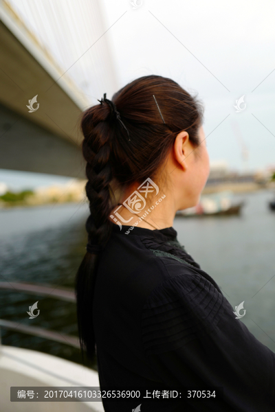 泰國,曼谷,湄南河,風景,戶外