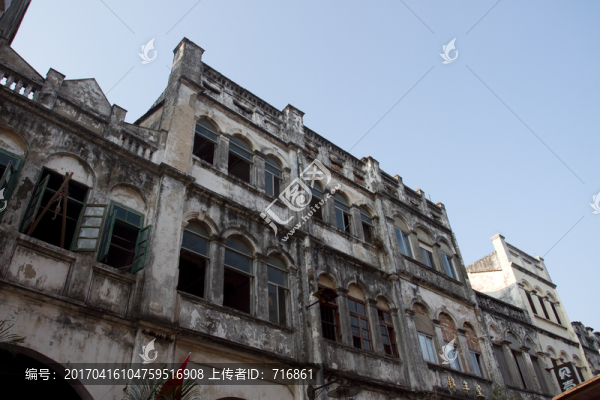 北海老街,騎樓建筑