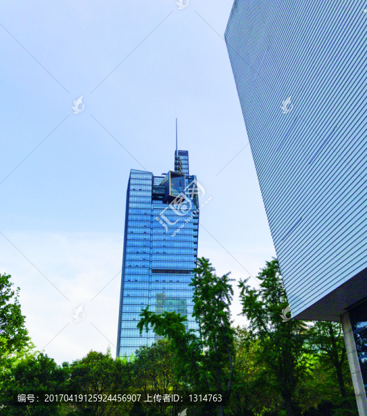 城市剪影江蘇電視臺(tái)大樓