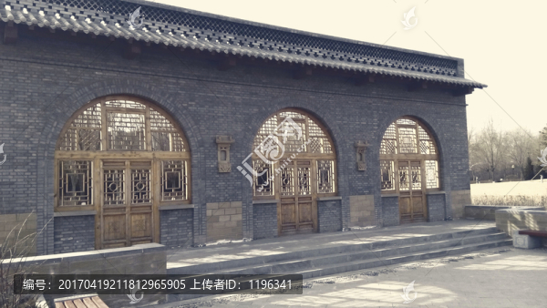 陜西榆林市河濱公園窯洞
