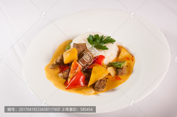 泰式咖喱牛肉飯