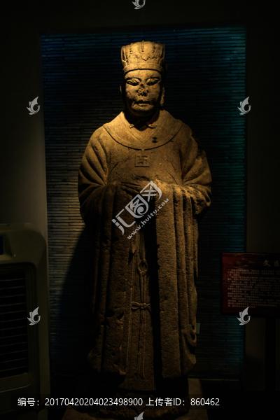 宋朝官員立像
