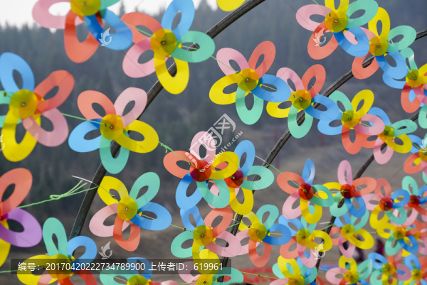 彩色風(fēng)車