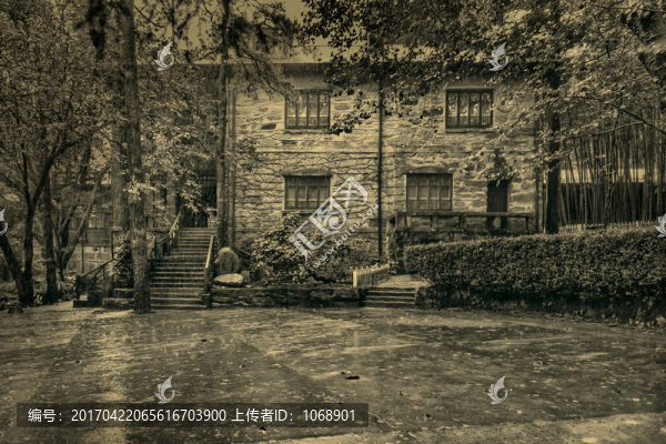 雨中美廬別墅,老照片