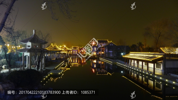 護(hù)城河夜景