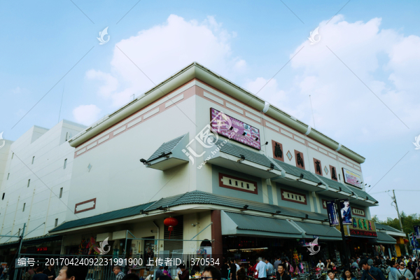 豫園老街,上海豫園建筑,上海城