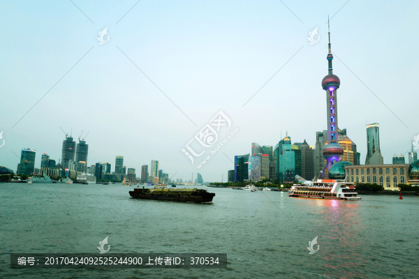 上海外灘,夜景,上海,上海市