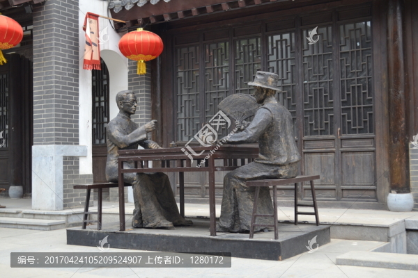 茶館雕塑