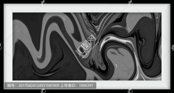 抽象新中式山水裝飾畫