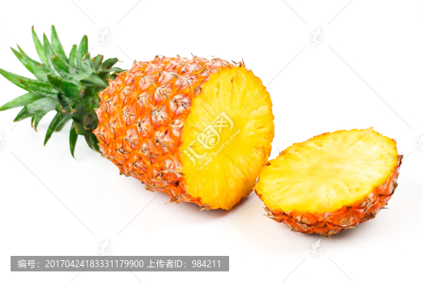 臺灣鳳梨,菠蘿,水果切面