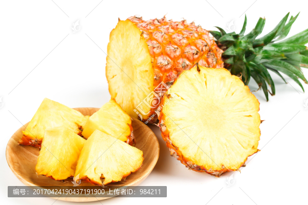 臺(tái)灣鳳梨,菠蘿,水果切面