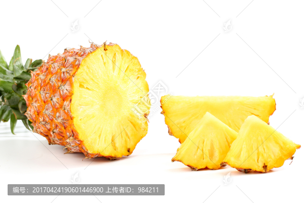 臺(tái)灣鳳梨,菠蘿,水果切面