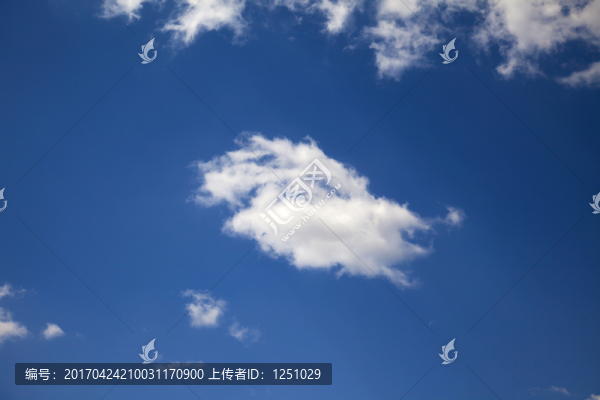 天空,白云藍天