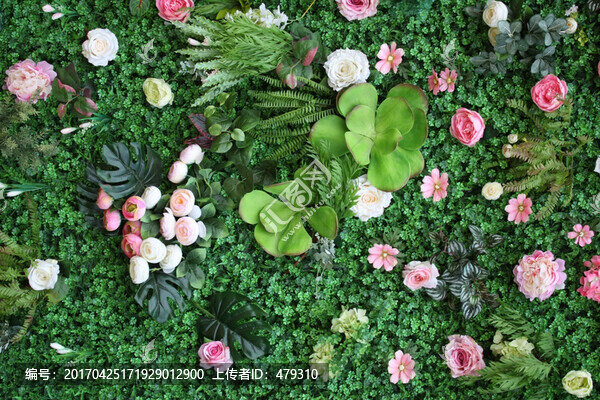 綠色植物墻,綠植,花墻
