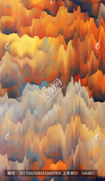 水墨玄關(guān),山水紋理,合層