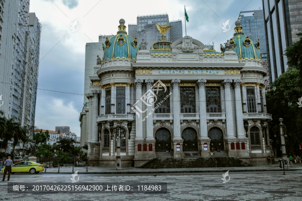 里約,街景,市中心,文化廣場(chǎng)