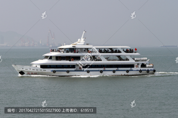 廈門(mén),鼓浪嶼,海上游船,游輪